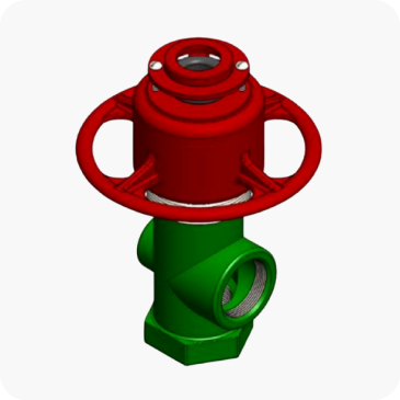 Economy Threaded Cap Wheel Stuffing Box WSB