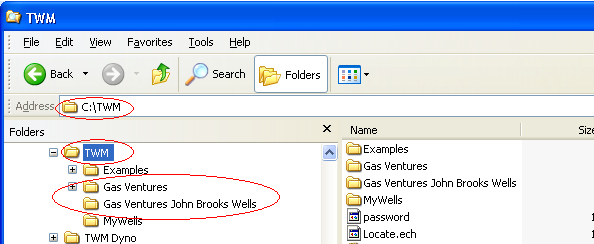 Copy TWM files from a laptop